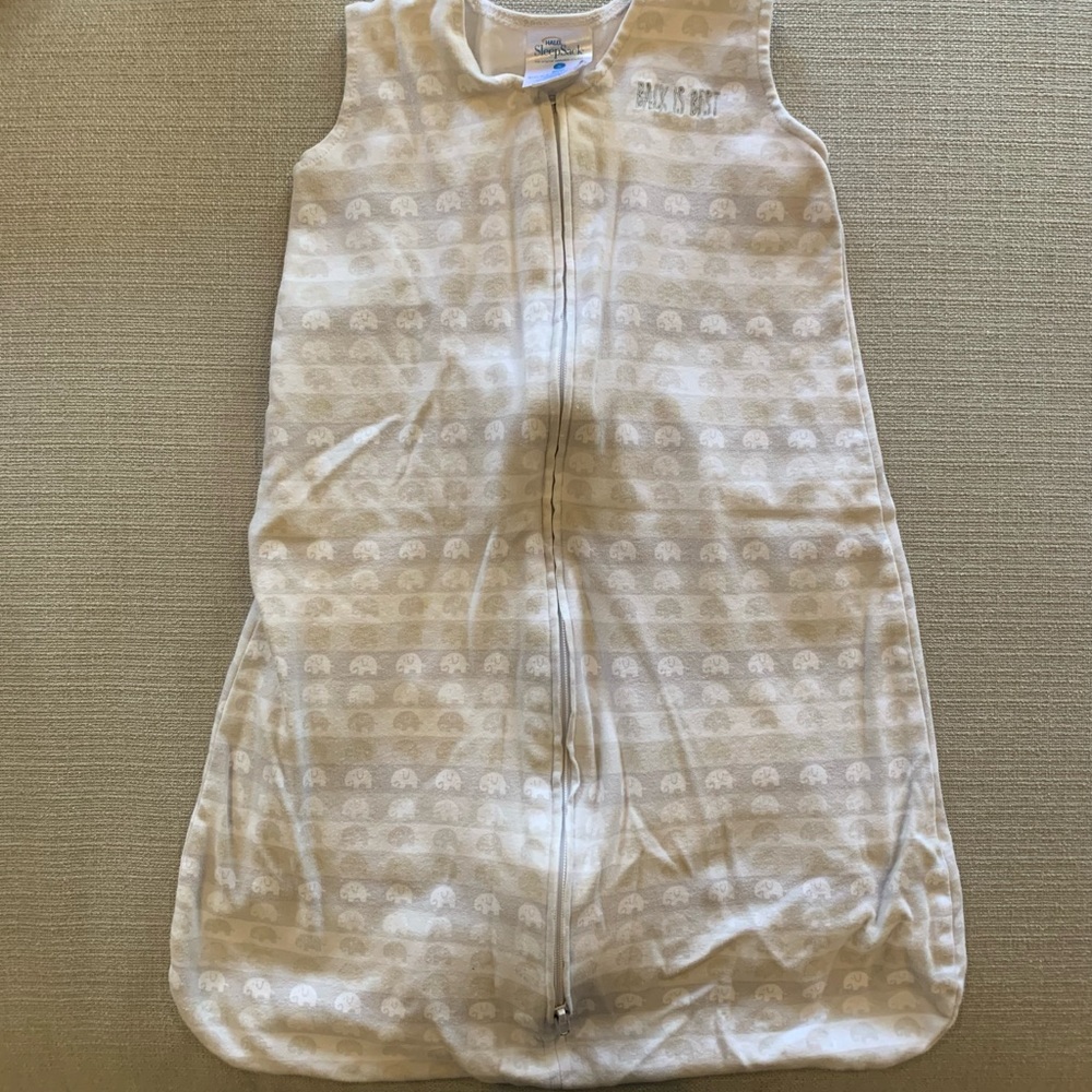 Halo Sleepsack - grey and white elephant